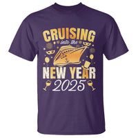Family New Year's Trip 2025 T Shirt Cruising Into The New Year 2025 - Wonder Print Shop