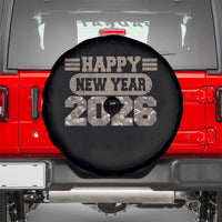 Camo Happy New Year Party 2026 Spare Tire Cover Camouflage NYE Party - Wonder Print Shop