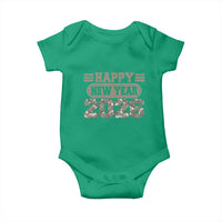 Camo Happy New Year Party 2026 Baby Onesie Camouflage NYE Party - Wonder Print Shop