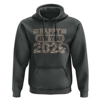 Camo Happy New Year Party 2026 Hoodie Camouflage NYE Party - Wonder Print Shop