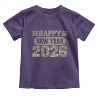 Camo Happy New Year Party 2026 Toddler T Shirt Camouflage NYE Party - Wonder Print Shop