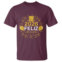 Spanish Mexican New Year 2026 T Shirt Feliz Ano Nuevo NYE Party - Wonder Print Shop