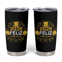 Spanish Mexican New Year 2026 Tumbler Cup Feliz Ano Nuevo NYE Party - Wonder Print Shop