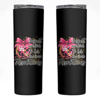 Funny Suspect Never Sticks To Her New Years Resolutions Skinny Tumbler Coquette Disco Ball - Wonder Print Shop