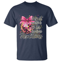 Funny Suspect Never Sticks To Her New Years Resolutions T Shirt Coquette Disco Ball - Wonder Print Shop