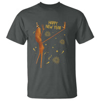 Funny Marcus The Worm New Year T Shirt Happy New Year NYE Party Firework - Wonder Print Shop