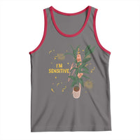 Funny Marcus The Worm New Year Tank Top I Am Sensitive NYE Party Firework - Wonder Print Shop