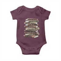 Black History Month African American Leaders Teacher Book Lover Baby Onesie