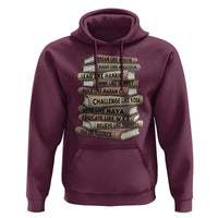 Black History Month African American Leaders Teacher Book Lover Hoodie