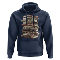Black History Month African American Leaders Teacher Book Lover Hoodie