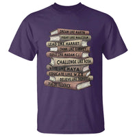 Black History Month African American Leaders Teacher Book Lover T Shirt