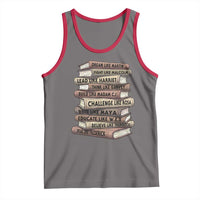 Black History Month African American Leaders Teacher Book Lover Tank Top