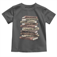 Black History Month African American Leaders Teacher Book Lover Toddler T Shirt