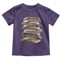 Black History Month African American Leaders Teacher Book Lover Toddler T Shirt