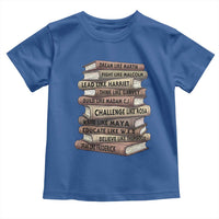 Black History Month African American Leaders Teacher Book Lover Toddler T Shirt