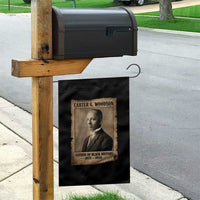 Carter G Woodson Garden Flag Father Of Black History Month Old Paper Graphic