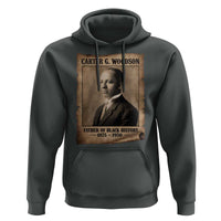 Carter G Woodson Hoodie Father Of Black History Month Old Paper Graphic