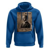 Carter G Woodson Hoodie Father Of Black History Month Old Paper Graphic