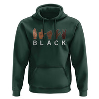 Black Asl Sign Language Hands Signs African American Month Hoodie