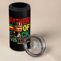 Carter G Woodson 4 in 1 Can Cooler Tumbler Father Of Black History Month