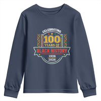 Celebrating 100 Years Of Black History Youth Sweatshirt Beginning 1926 Centennial African American Month