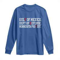 Gulf Of Mexico Dept Of Defense Minnesota Long Sleeve Shirt Funny Political American Pride