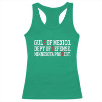 Gulf Of Mexico Dept Of Defense Minnesota Racerback Tank Top Funny Political American Pride