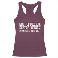 Gulf Of Mexico Dept Of Defense Minnesota Racerback Tank Top Funny Political American Pride