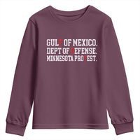 Gulf Of Mexico Dept Of Defense Minnesota Youth Sweatshirt Funny Political American Pride