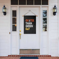 Funny Greater Than Green Bay Cheese Grate Garden Flag