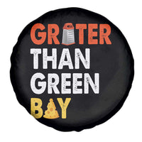 Funny Greater Than Green Bay Cheese Grate Spare Tire Cover