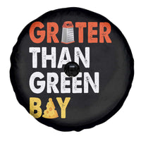 Funny Greater Than Green Bay Cheese Grate Spare Tire Cover