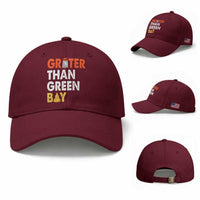 Funny Greater Than Green Bay Cheese Grate Baseball Cap