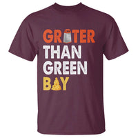 Funny Greater Than Green Bay Cheese Grate T Shirt