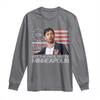 Get The Fuck Out Of Minneapolis Long Sleeve Shirt Mayor Resistance Protest Jacob Political