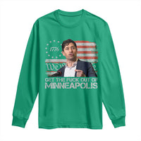 Get The Fuck Out Of Minneapolis Long Sleeve Shirt Mayor Resistance Protest Jacob Political