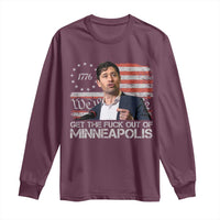 Get The Fuck Out Of Minneapolis Long Sleeve Shirt Mayor Resistance Protest Jacob Political