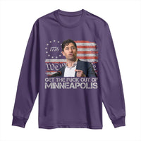 Get The Fuck Out Of Minneapolis Long Sleeve Shirt Mayor Resistance Protest Jacob Political