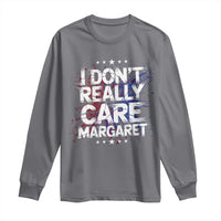 Funny JD Vance 2025 I Don't Really Care Margaret Long Sleeve Shirt Star