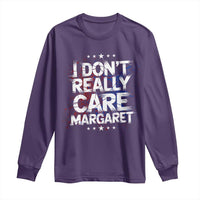 Funny JD Vance 2025 I Don't Really Care Margaret Long Sleeve Shirt Star