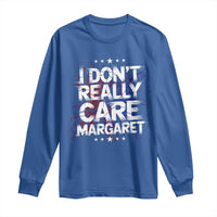 Funny JD Vance 2025 I Don't Really Care Margaret Long Sleeve Shirt Star
