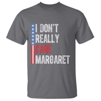 Funny JD Vance 2025 I Don't Really Care Margaret T Shirt American Flag Stripe