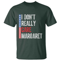 Funny JD Vance 2025 I Don't Really Care Margaret T Shirt American Flag Stripe