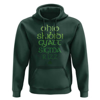 Funny Ohio Skibidi Gyatt Sigma Rizz St Patrick's Day Hoodie Shamrock