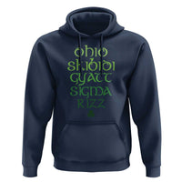 Funny Ohio Skibidi Gyatt Sigma Rizz St Patrick's Day Hoodie Shamrock