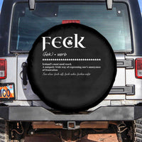 Funny Irish Pride Spare Tire Cover Feck Definition Shamrocks St Patrick's Day