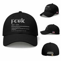 Funny Irish Pride Baseball Cap Feck Definition Shamrocks St Patrick's Day