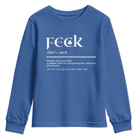 Funny Irish Pride Youth Sweatshirt Feck Definition Shamrocks St Patrick's Day