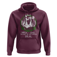 Funny Norse Gael The Best Of Two Worlds Skal Hoodie Irish Viking Beer