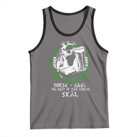 Funny Norse Gael The Best Of Two Worlds Skal Tank Top Irish Viking Beer